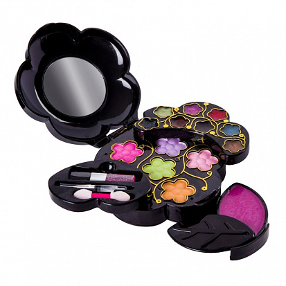 Фото товара ВВ2244 Набор детской декор. косметики Bondibon Eva Moda, CRD 38х19х1,5 см; косметичка-цветок с листо