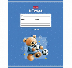 Х-12Т5В1(086053) Тетрадь 12л # Веселые мишки на скобе Hatber