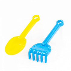 ПОЛЕ0726 Набор №207: совок №7, грабельки №7