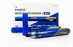 MARCO 8600-10CB blue Маркер для сухостираемых досок MARCO "BOARD", синий