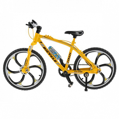 Фото 1800453-R Модель металл велосипед, длина 17см, цвет в ассорт. в русс. кор. Технопарк
