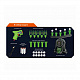 миниатюра ВВ5288 Игровой набор "АЭРО-ТИР" с парящими шариками, 5 мишеней, зеленая подсветка, один бластер
