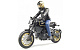 миниатюра Bruder 63-050 Scrambler Ducati Cafe Racer c мотоциклистом