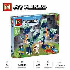 MG1125 Конструктор Minger My World: Гидра, 438 дет. (MG1125)