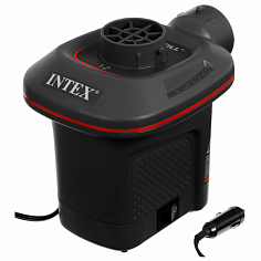 66636 Насос электрический, 3 насадки, 110-120V, автомобильный, 66636 INTEX