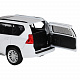 миниатюра 1251319JB ТМ "Автопанорама" Машинка металл., 1:32 Land Cruiser Prado, белый, инерция, свет, звук, от