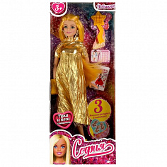 66001B3-BF5-S-BB Кукла 29 см София беременная тройней, руки и ноги сгиб, акс, кор КАРАПУЗ