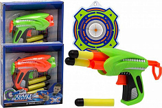 200858013 Игрушка "Пистолет" с мягкими пулями, коробка-мишень