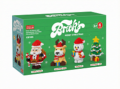 C0105 Конструктор LELEBROTHER C0105 "Рождественский подарочный набор 4 вида " 32X12X18