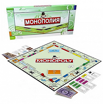 Фото товара Ф0112Р Настольная игра Монополия. 27х40х6 см. (18/36)0112R