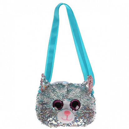 Фото CT-AD201502-18A Мягкая игрушка сумочка в виде кошки 18см , в пак МОЙ ПИТОМЕЦ