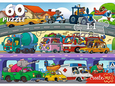 П60-3871 ПАЗЛЫ 60 элементов. ВАЖНЫЙ ТРАНСПОРТ №9 (Арт.П60-3871)