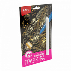 LORI Гр-584 Гравюра Антистресс малая "Ловкая белочка"