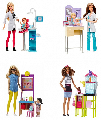 Фото DHB63 Barbie Игровые наборы из серии "кем быть?" в ассортименте