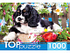 миниатюра ГИТП1000-2143 TOPpuzzle. ПАЗЛЫ 1000 элементов. ГИТП1000-2143 Щенок спаниеля в саду
