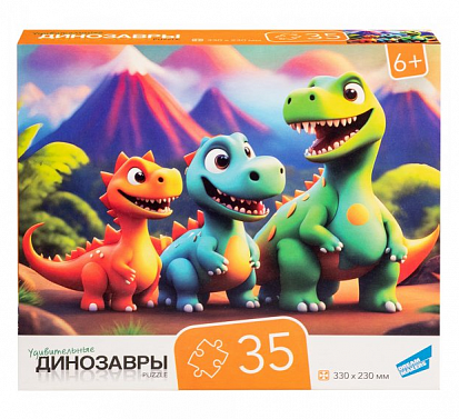 Фото товара RI3503C Пазлы "35 Динозавры"