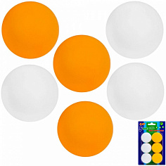 141V-255 Мяч для настольного тенниса 6шт 141V-255