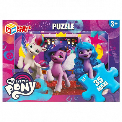Фото 4660254419711 My Little Pony. Puzzle 35 MAXI. Пазлы в коробке (35 деталей). 180х127х35 мм. Умные игр