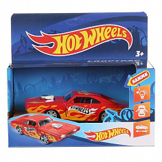1809C514-R Машина металл свет-звук "hot wheels спорткар" 12см,открыв.двери,инерц. в кор.