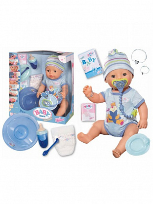 822-012 Игрушка BABY born Кукла-мальчик Интерактивная, 43 см, кор. фото