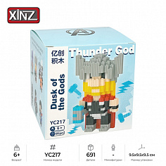 YC217 3D Конструктор из мини-блоков XINZ Super Heroes: Тор, 691 дет. (YC217)