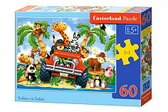 Пазлы B5-06793 Сафари, (60 деталей MIDI) Castor Land
