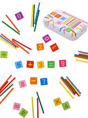 ИД-8667 Набор для счёта "Занимательная арифметика"75 магн.детали(13.2*8.4*2.3 см) (в коробке) (Арт. 