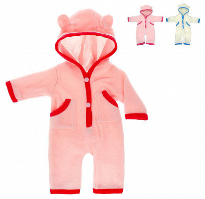 Фото товара KQ079713 Одежда для куклы 39-45см: комбинезон в ассорт., пакет с вешалкой