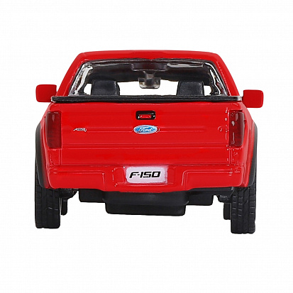 Фото 1251273JB ТМ "Автопанорама" Машинка металл. 1:52 Ford F-150 SVT Raptor-2, красный, инерция, откр. д