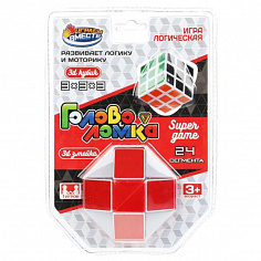 B025-H24490-R Логическая игра змейка, блист.12*18*6см ИГРАЕМ ВМЕСТЕ