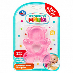 2306M0136-R3 (288) Прорезыватель мишка с сердечком на блист Умка