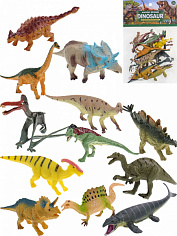 2407798 Динозавр, 12 шт. в пакете, микс, 21х13,5см (Арт. 2407798)