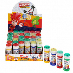 01019 МЫЛЬНЫЕ ПУЗЫРИ "ИГРАЕМ ВМЕСТЕ" ФИКСИКИ 50МЛ, ЦВЕТ В АССОРТ. В РУСС. ДИСПЛЕЕ УП-36ШТ