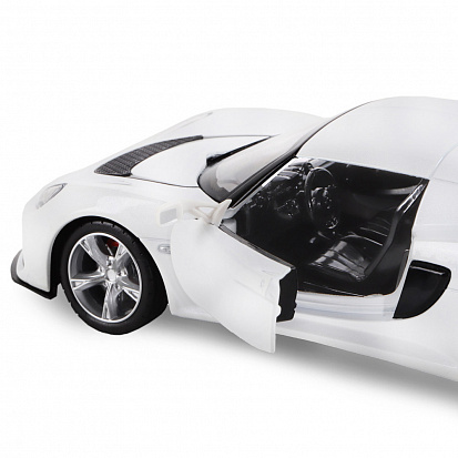 Фото 1251197JB ТМ "Автопанорама" Машинка металлическая, 1:22, Lotus Exige S,белый, открываются передние д