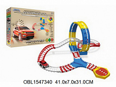 SW7810 трек на батарейках серебряный путь