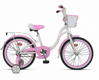 Фото FLORINA-N18-1 Велосипед бело-розовый