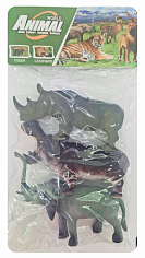 YS03-4 животные дикие 3 шт/пакет