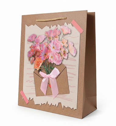 Пакет подарочный 26*32*10см QZG-3320В-3 фото