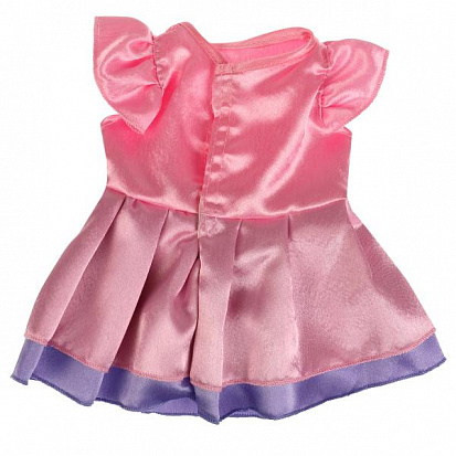 Фото OTF-2202D-RU Одежда для кукол 40-42см платье розово-фиолетовое КАРАПУЗ