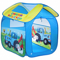 GFA-BT-R Палатка детская игровая Синий ТРАКТОР 83х80х105см, в сумке Играем вместе