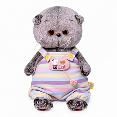 BB-061 Басик BABY в полосатом комбинезончике 20 см