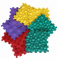 МИКС "Саванна" Коврик массажный (ортопедический) модульный "ОРТО ПАЗЛ"