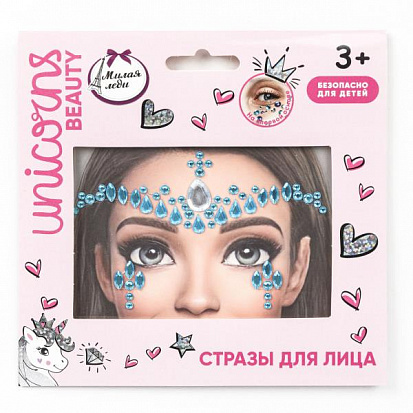 Фото товара 100185-UNI-ML (144) Косметика ДЛЯ ДЕВОЧЕК стразы для лица МИЛАЯ ЛЕДИ