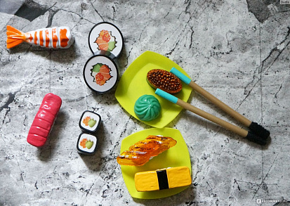 Фото 453139 Набор посуды и продуктов "Японский ресторан" серия Кухни мира.