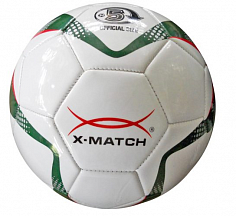 56410 Мяч футбольный X-Match, 2 слоя PVC, машин.обр., в ассорт.