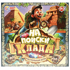 4660254410688 На поиски клада. Настольная игра-ходилка квадрат.40 карточек. 250х250х55 мм. Умные игр