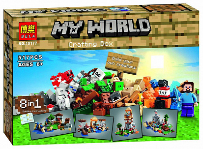 К-р BELA 10177 Мой мир 8в1 517 дет. фото