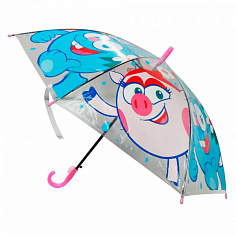 Зонтик детский Смешарики прозр.UM45T-SME