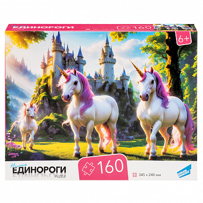 Фото товара RI1605C Пазлы "160 Единороги"