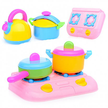 Фото товара 8012 Набор посуды с печкой XL №2 8012